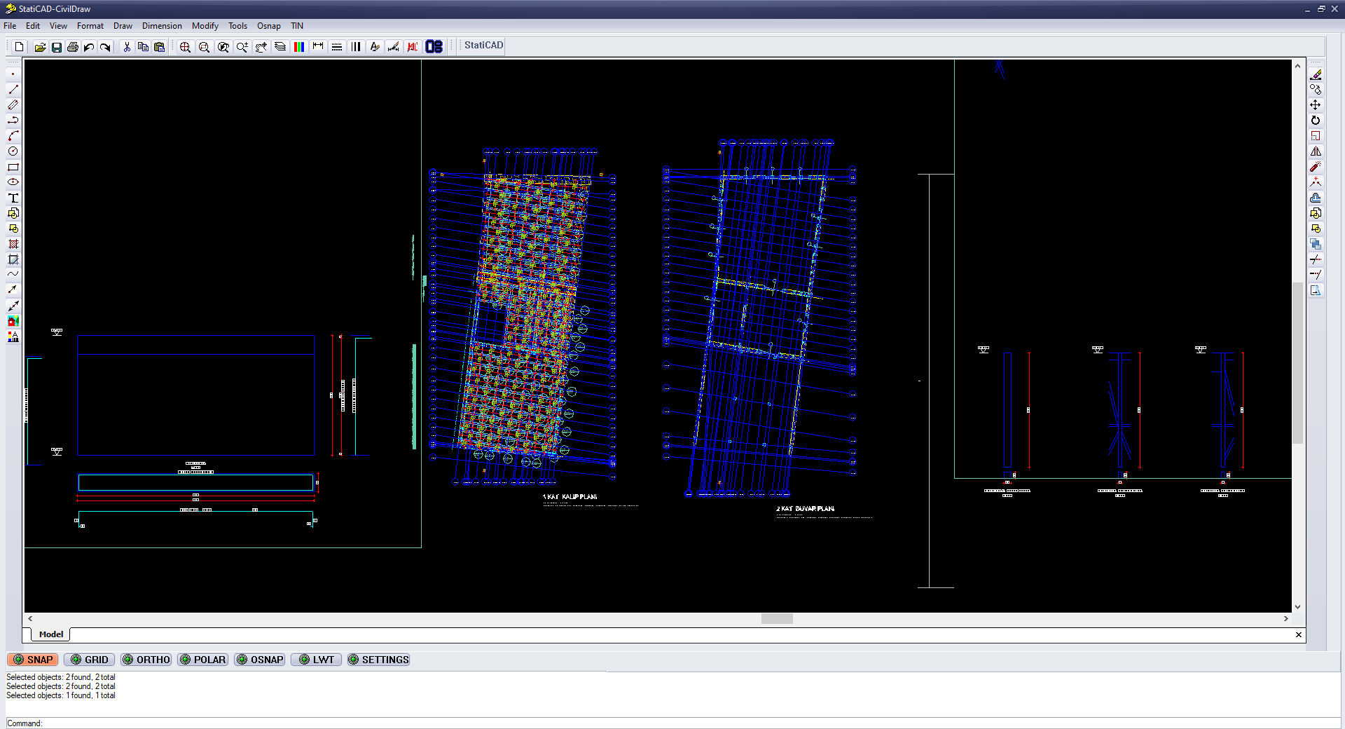 StatiCAD automatic drawing preview